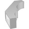 Ekena Millwork 3 1/2-in. W x 12-in. D x 20-in. H Balboa Architectural Grade PVC Knee Brace BRCP035X12X20BOA - alternate 6
